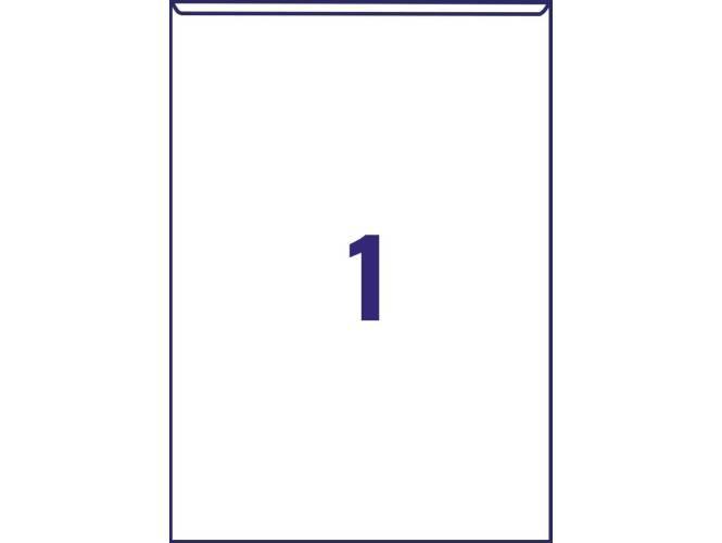 Avery L7083-10 Self-Adhesive Repositionable Clear Sign Pocket (221 x 304 mm) - Altimus