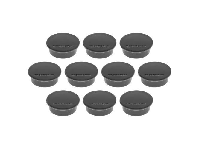 Magnetoplan Discofix Magnet 10pcs-pack Black - COP 1662012 - Altimus