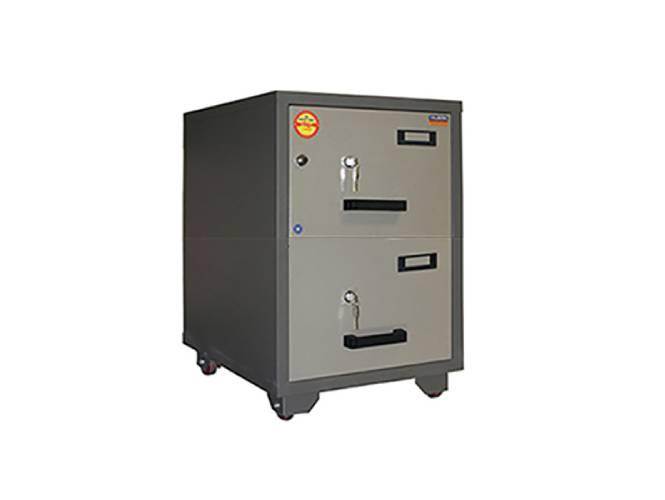 Valberg FC 2K-KK Fire Resistant Filing Cabinet, 2 Drawers, 2 Key Lock - Altimus