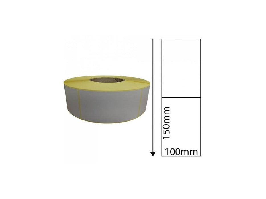 Zebra Thermal Transfer Labels, 150mm x 100mm, 1000 Labels/Roll (ZE101-152) - Altimus
