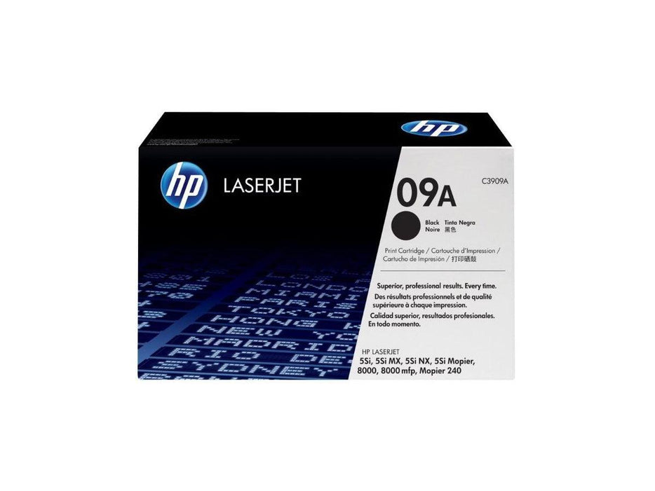 HP 09A Black Original LaserJet Toner Cartridge (C3909A) - Altimus