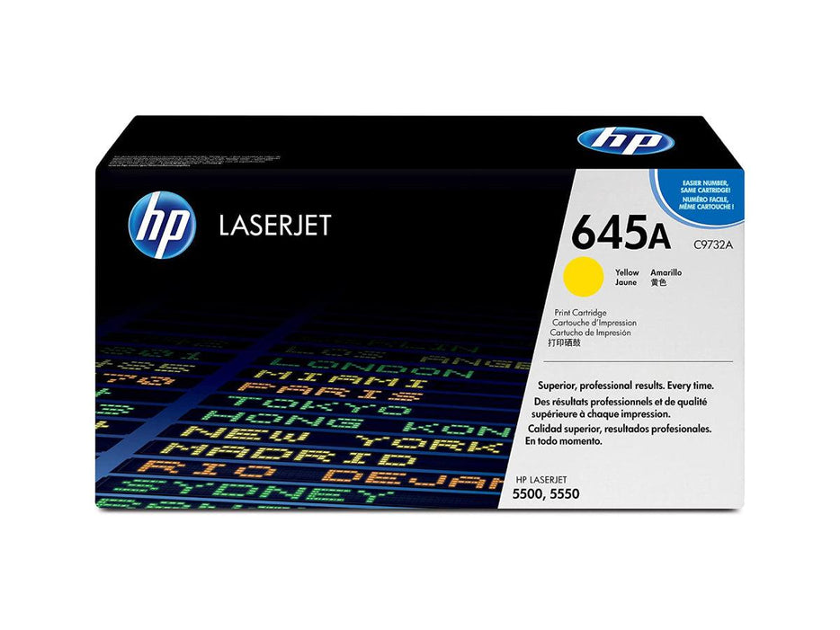 HP 645A Yellow Original LaserJet Toner Cartridge (C9732A) - Altimus