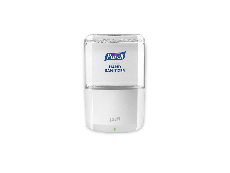 PURELL® ES6 Hand Sanitizer Dispenser White Touch-Free Dispenser with wall shield (6420-01) - Altimus