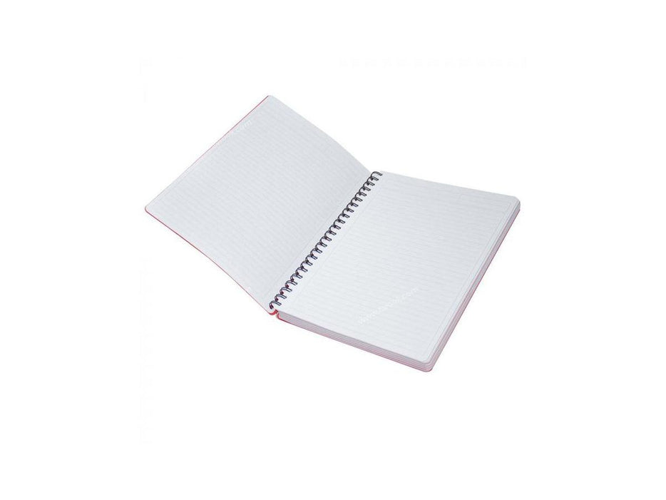 University Book, 5 Subject, A4, PP Neon Hard Cover, 200/Sheets, Red - FSUB5SPPRE - Altimus