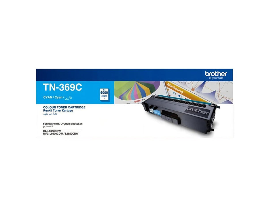 Brother TN-369 Cyan Toner Cartridge (TN-369C) - Altimus