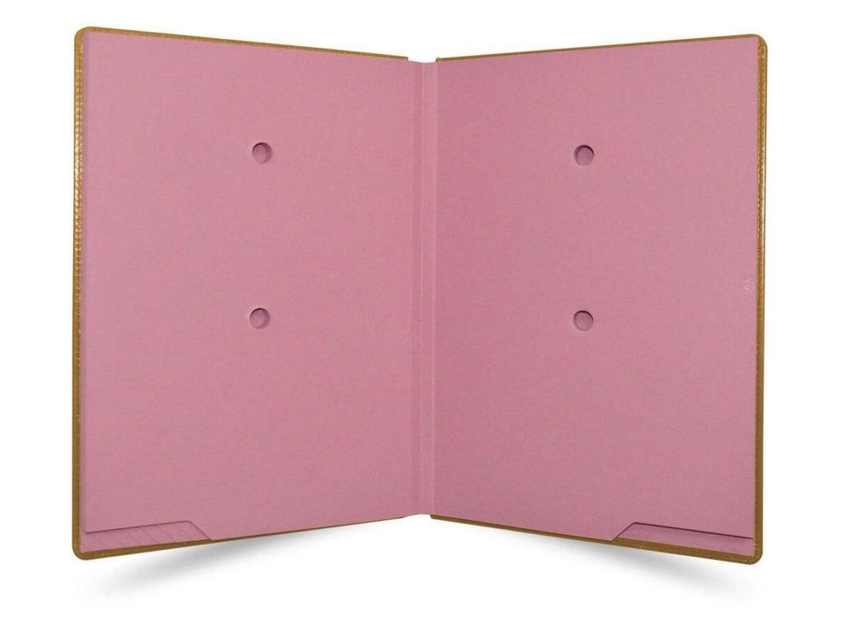 Signature Book, Italian PU Material Cover with Window, 18 Sheets with Gift Box, Brown Color, 240 x 340 mm (FSCL18224W) - Altimus