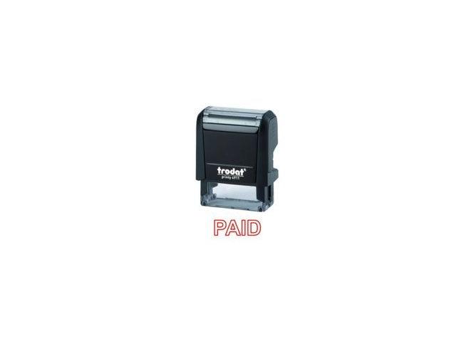 Trodat Printy 4911 Stamp "PAID" - Red - Altimus