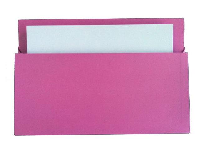 Premier Document Wallet Full Flap, 285gsm, F/S, 5/pack, Pink - Altimus