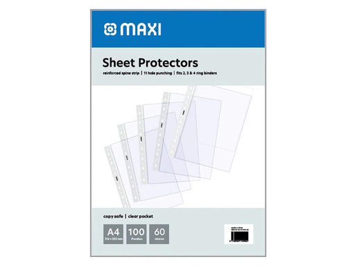Maxi Clear Pocket A4 11 Holes 60 Microns 100/box - Altimus