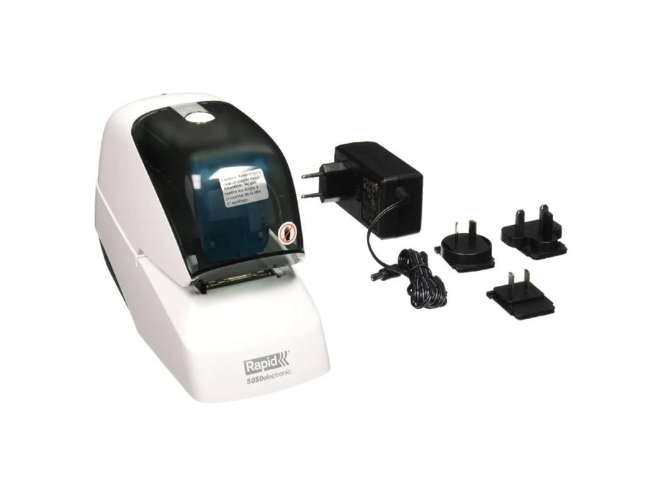 Rapid 5050 Electric Stapler, 50 Sheets Capacity, Black - Altimus