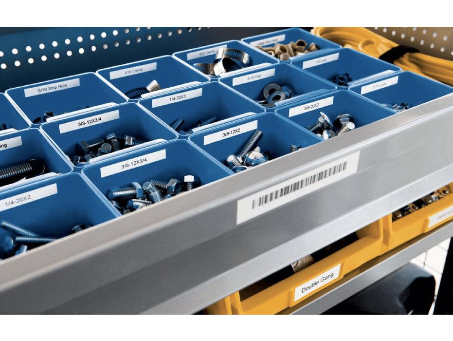 Dymo Rhino 18445 Vinyl 19mm Black on White Tape - Altimus