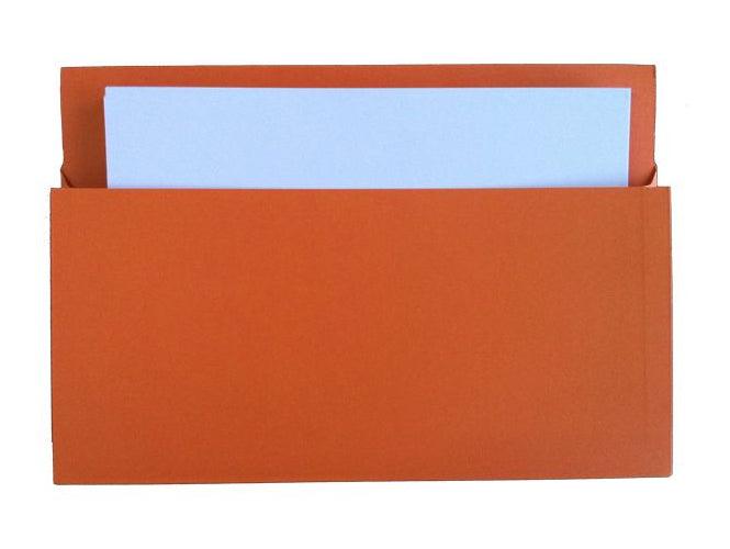 Premier Document Wallet Full Flap, 285gsm, F/S, 5/pack, Orange - Altimus