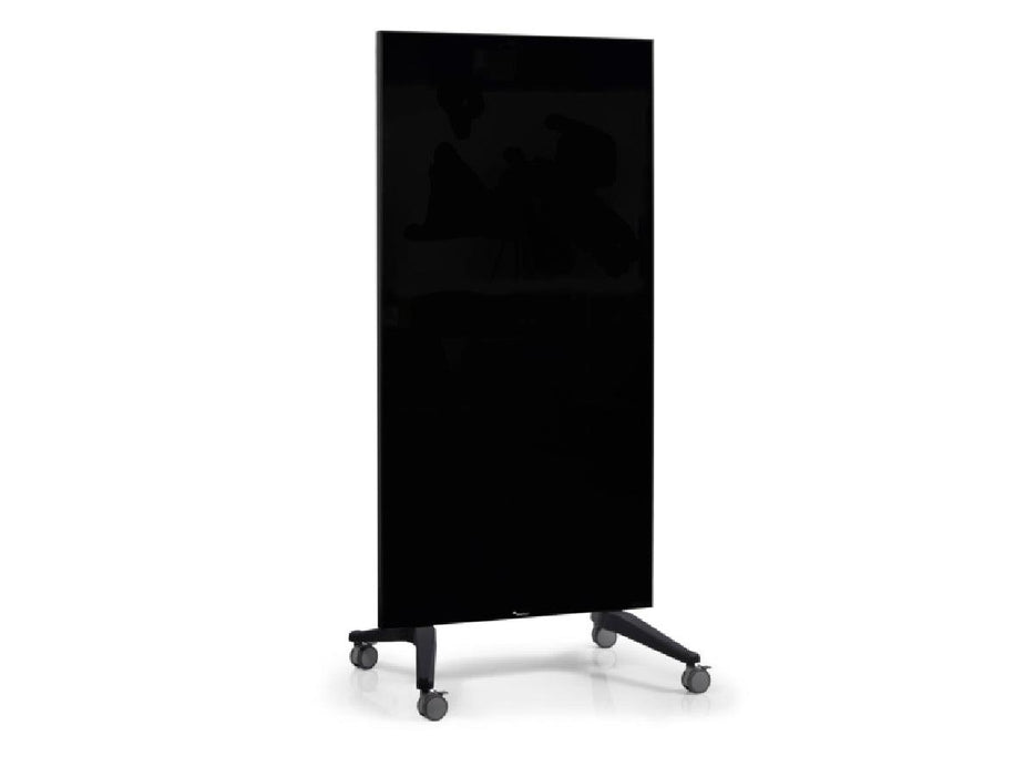 Legamaster Mobile GlassBoard Black 90 x 175cm Part No. 7-105200 - Altimus