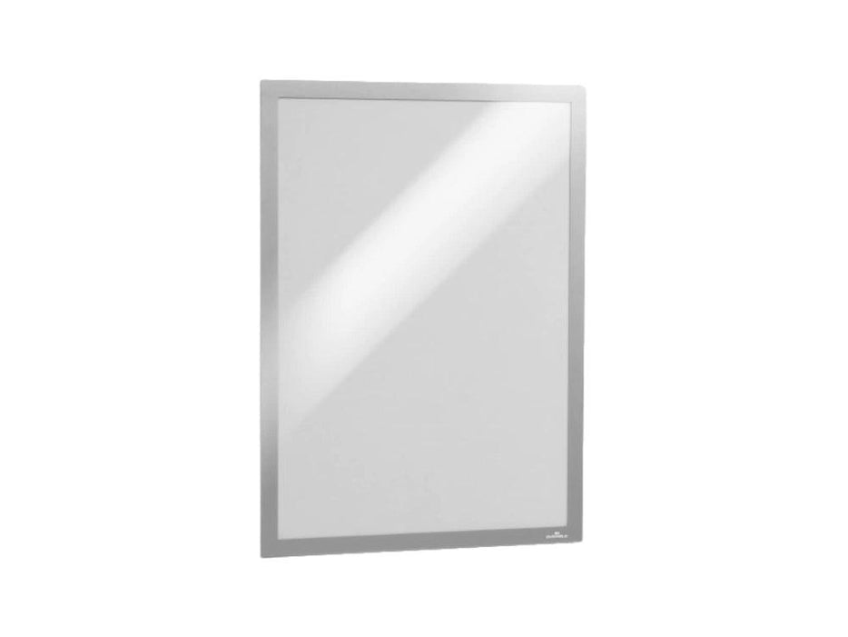 Durable DURAFRAME A3, Self-Adhesive Magnetic Frame, 2/pack, Metallic Silver - Altimus