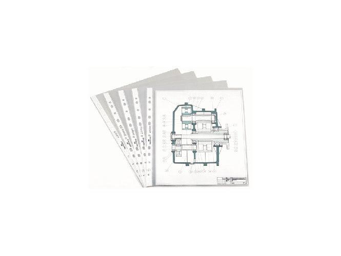 Durable 2660 Transparent Punched Pockets A4, 100/box - Altimus