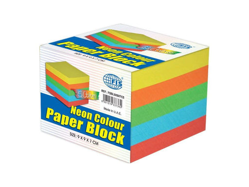 Paper Cube Colored without Gum 9x9x9cm - Altimus