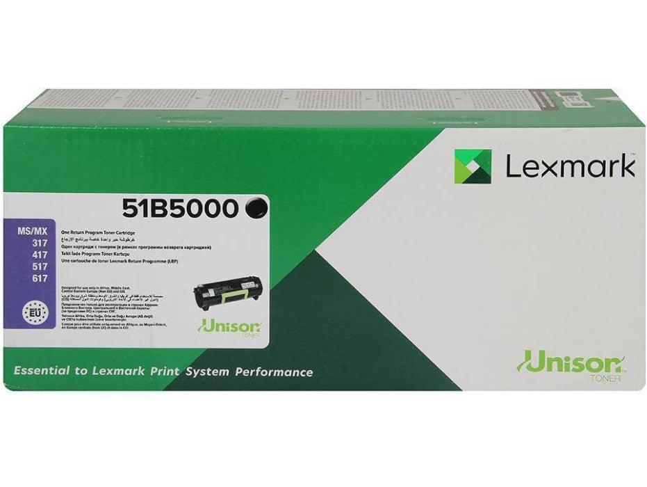 Lexmark 51B5000 Black Return Programme Toner Cartridge - Altimus