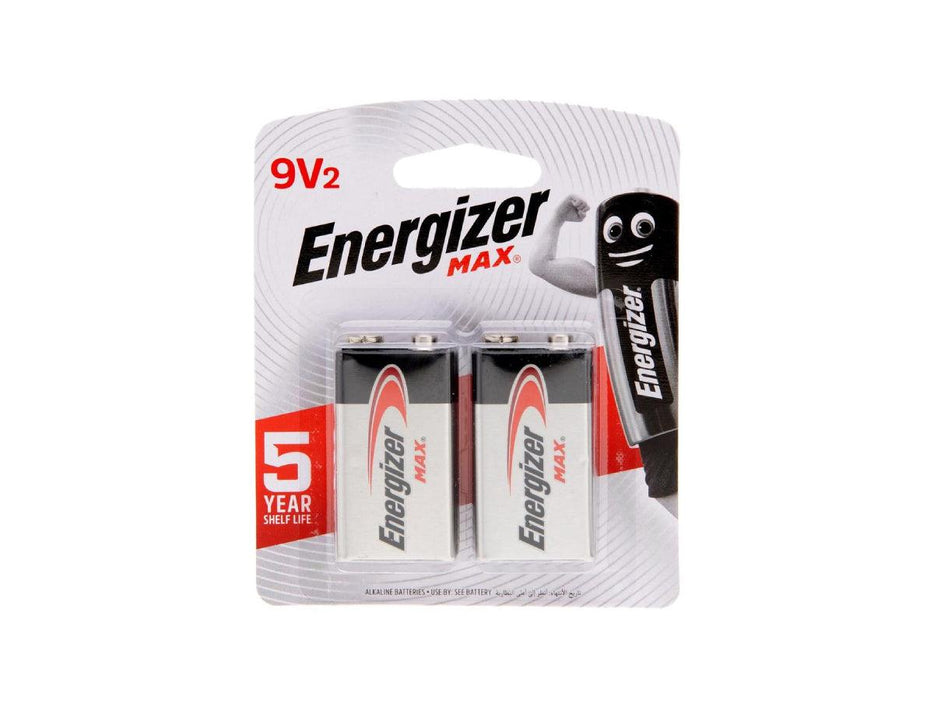 Energizer Alkaline Battery 9V 2pc/pack - Altimus