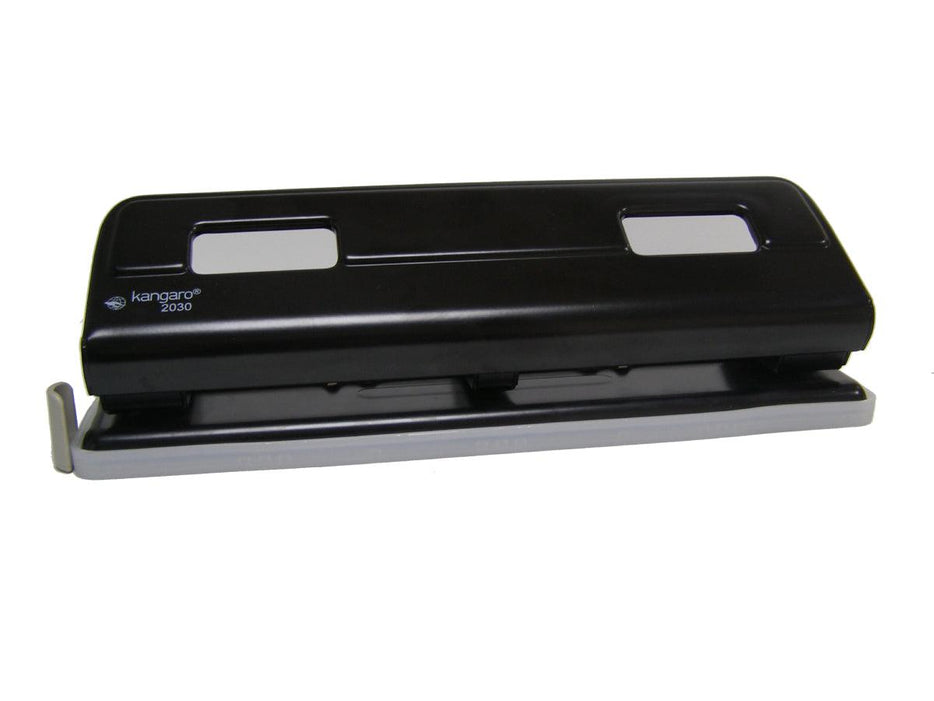 Kangaro 3 Holes Puncher 2030, Heavy Duty, 16 Sheets Capacity - Altimus