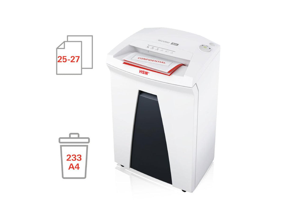 HSM Securio B24s Strip-Cut Shredder (5.8mm) - Altimus