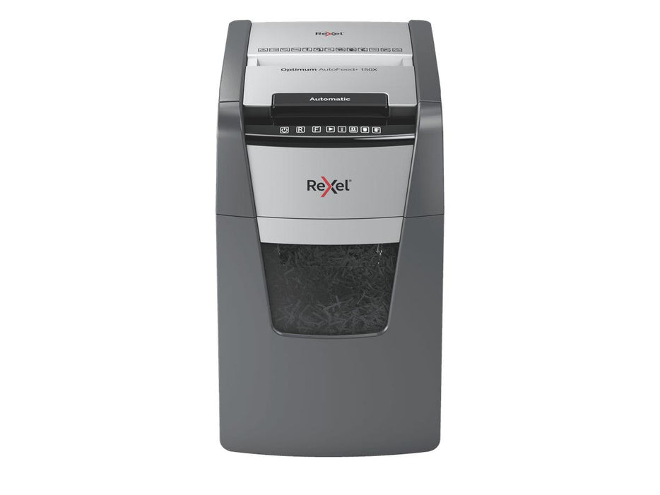 Rexel Optimum AutoFeed+ 150M Automatic Micro Cut Paper Shredder - Altimus