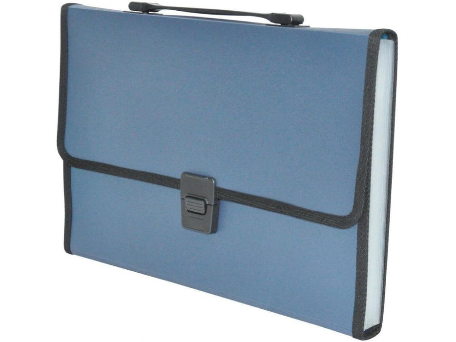 Expanding File Metalic, 13 Pockets, F/S (210 X 330MM), Blue (FSPG1306BL) - Altimus
