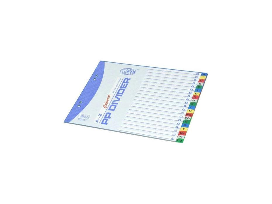 Divider Plastic Colored A5 A-Z - Altimus