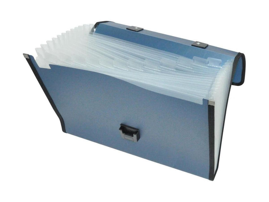 Expanding File Metalic, 13 Pockets, F/S (210 X 330MM), Blue (FSPG1306BL) - Altimus
