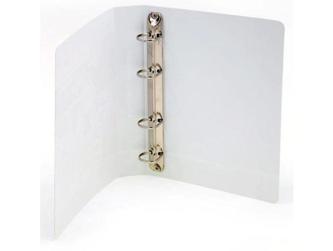 Alpha Presentation Binder 4 Rings A4, 45mm Spine, White (405) - Altimus