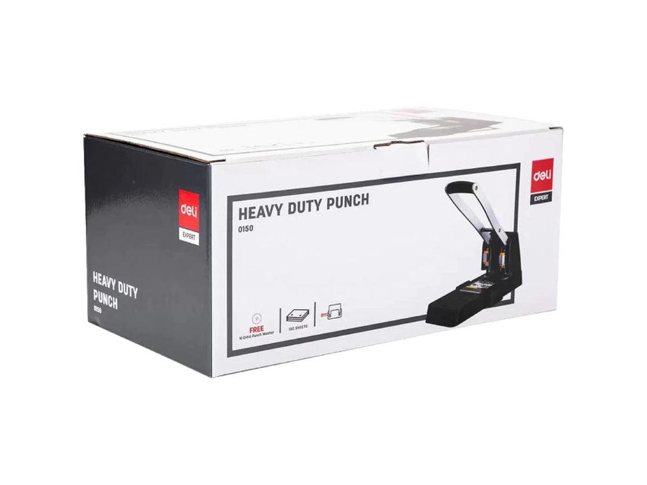 Deli 2 Holes Puncher No. 0150, 150 Sheets Capacity - Altimus