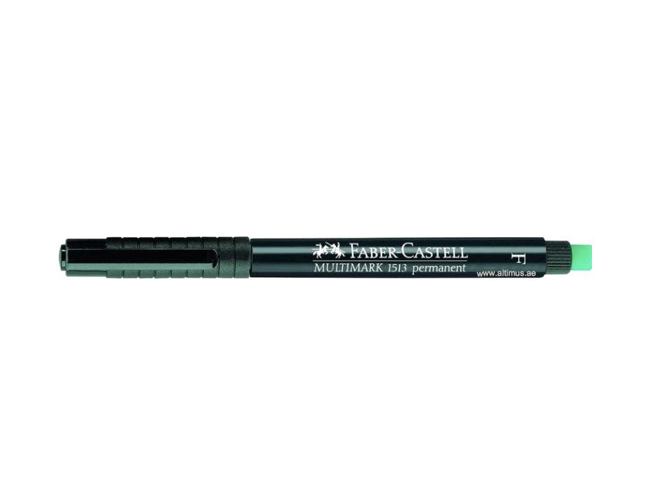 Faber Castell Multimark 1513 Permanent Fine 0.6mm, Black - Altimus