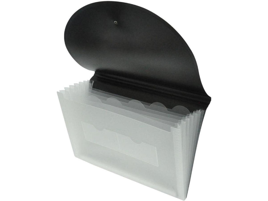 Expanding Files with 7 Pockets and 6 Index Dividers Black Color, A4 (210x297mm), FSPG1309BK - Altimus