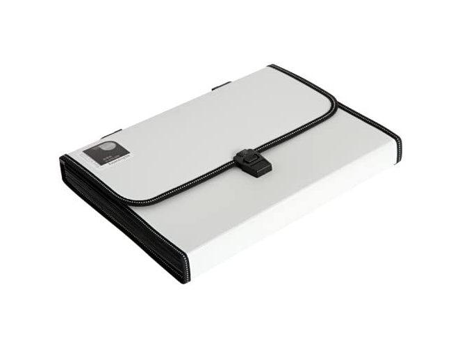 Deli 5559 A4 Expanding File Twin Colour 12 Pockets with Handle - Altimus