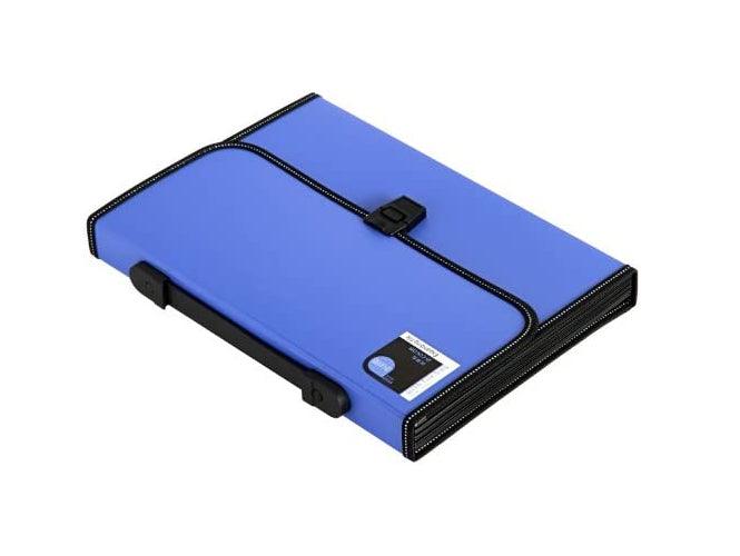 Deli 5559 A4 Expanding File Twin Colour 12 Pockets with Handle - Altimus