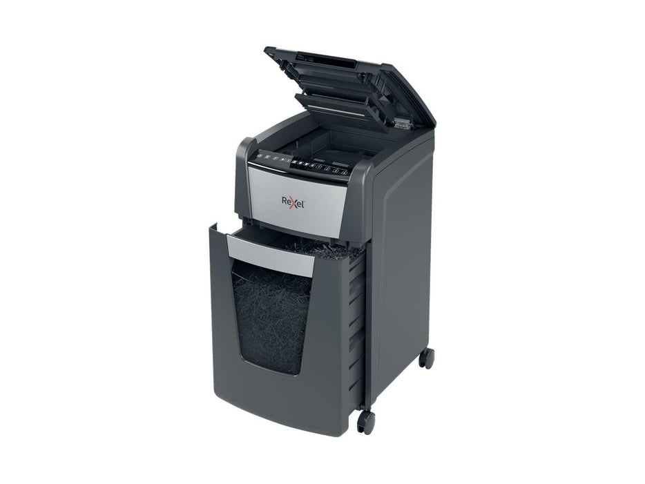 Rexel Optimum AutoFeed+ 300X Automatic Cross Cut Paper Shredder - Altimus