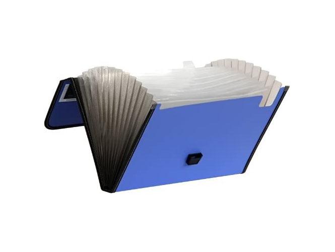 Deli 5559 A4 Expanding File Twin Colour 12 Pockets with Handle - Altimus