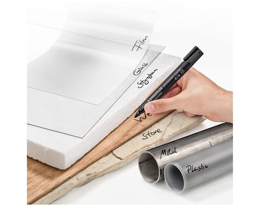 Staedtler Lumocolor Permanent Marker, Bullet Tip, Black - Altimus