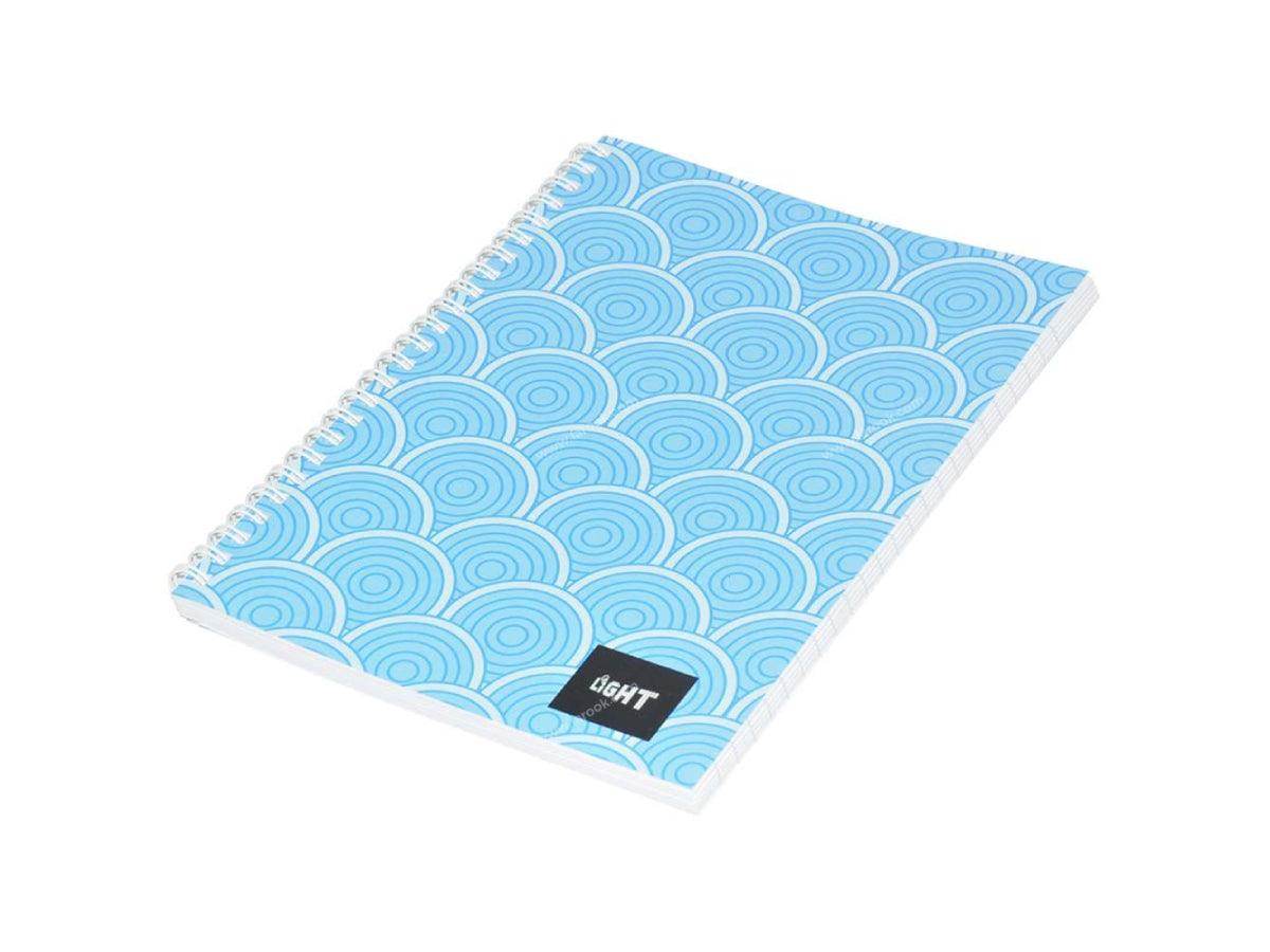 Light Spiral Soft Cover Notebook Single Line A5, 80-Sheets - LINBA51521S (10ps/pack) - Altimus