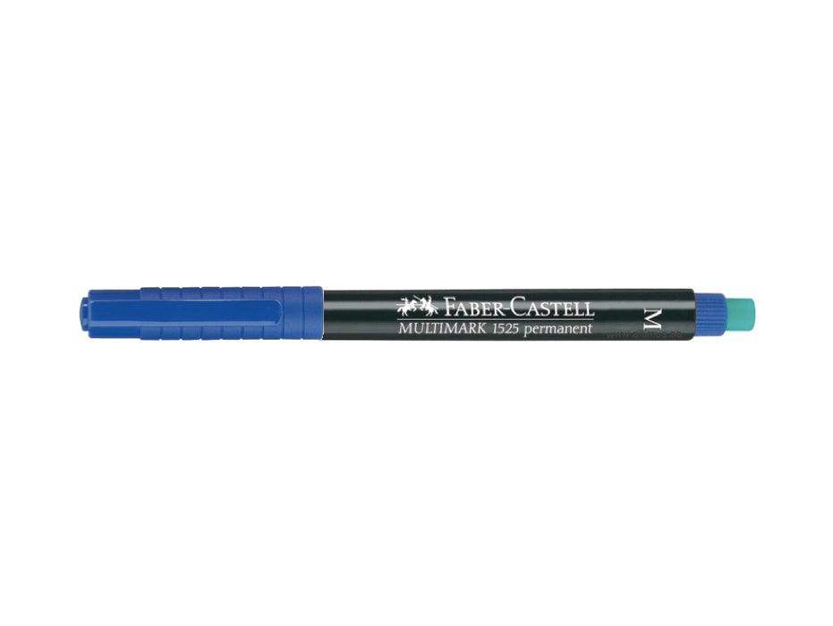 Faber Castell Multimark 1525 Permanent Medium 1.0mm, Blue - Altimus