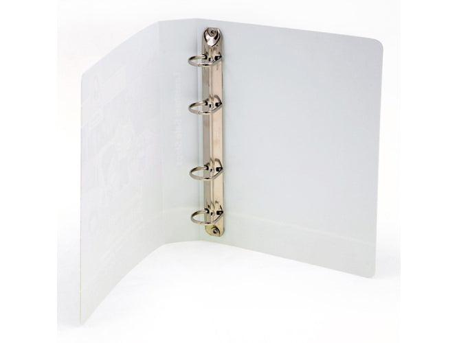 Alpha Presentation Binder 4 Rings A3 Landscape, 102mm Spine, White (410-A3) - Altimus