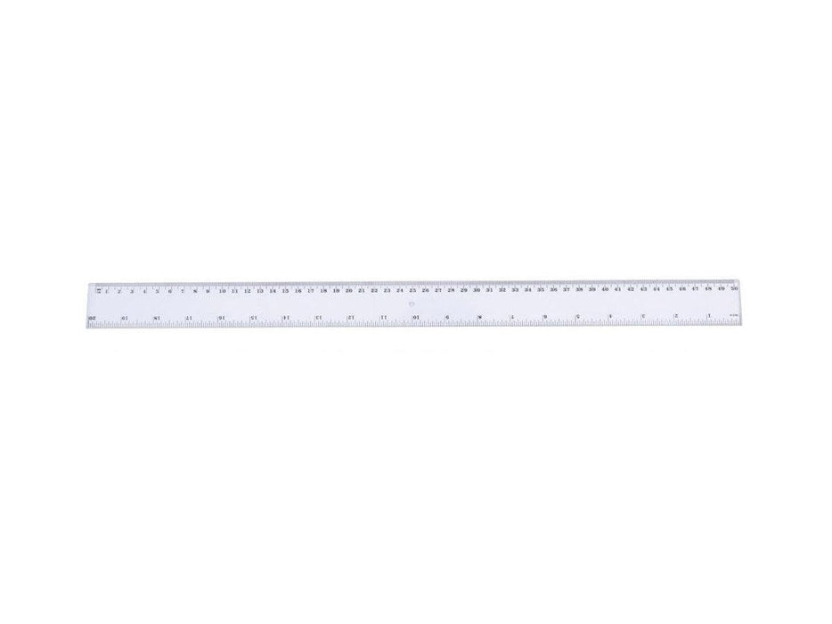 Plastic Ruler 50 cm, Clear - Altimus
