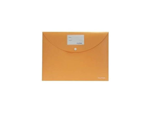 Alpha Opaque Document Bag AS-F1005C, Orange Colour, 12pcs/pack - Altimus