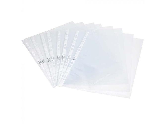 Durable 2662 Punched Pockets A4, Glass Clear, 10/pack - Altimus