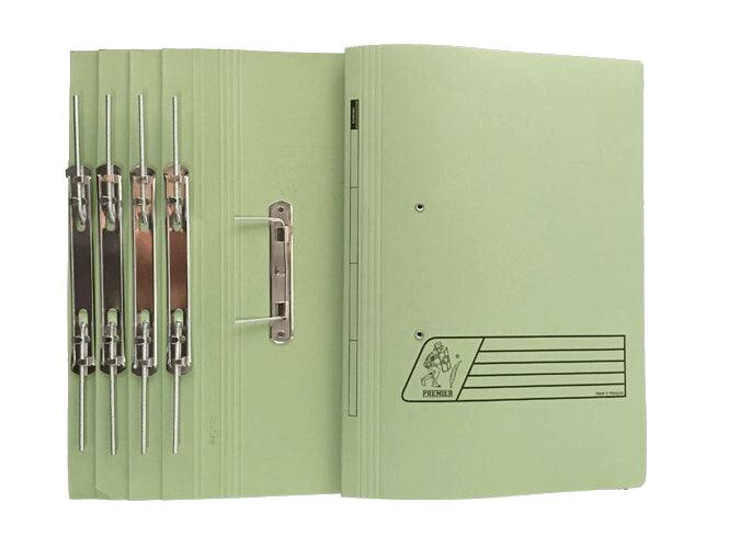 Premier Spring Transfer File, 5/pack, Green - Altimus
