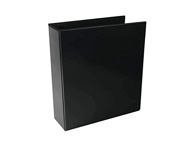 Alpha Presentation Binder 4 Rings A4, 76mm Spine, Black (408-BK) - Altimus