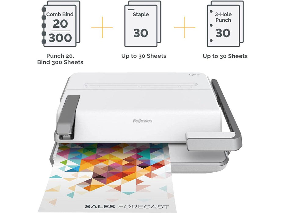 Fellowes Lyra 3-in-1 Comb Binding Machine - Altimus