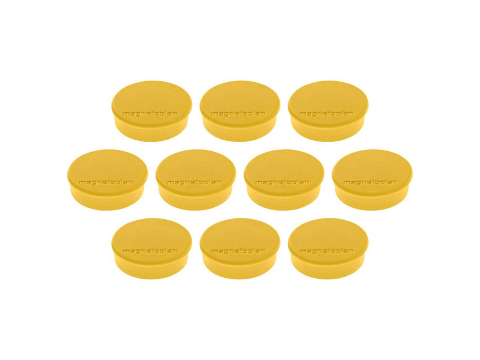 Magnetoplan Discofix Hobby Magnet 10pcs/pack Yellow - COP1664502 - Altimus
