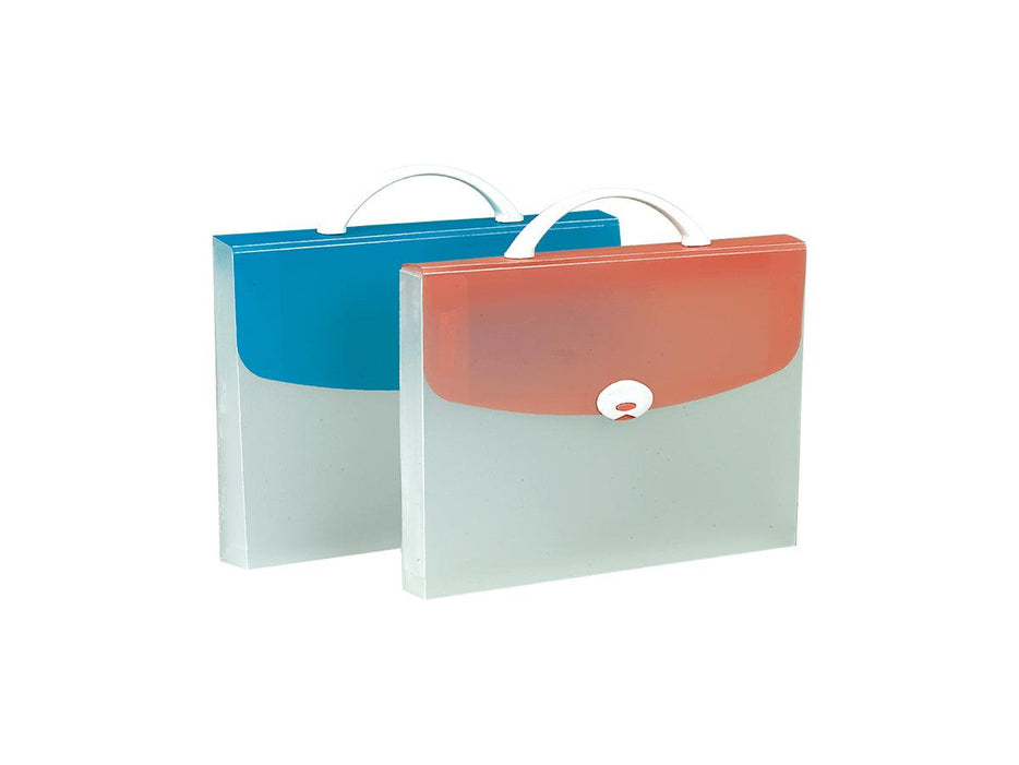 Deli E5571 Document Case Buckled with Handle A4 4C, Assorted Color - Altimus