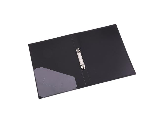 Deli E38150 2-O Ring Binder (Black) - Altimus
