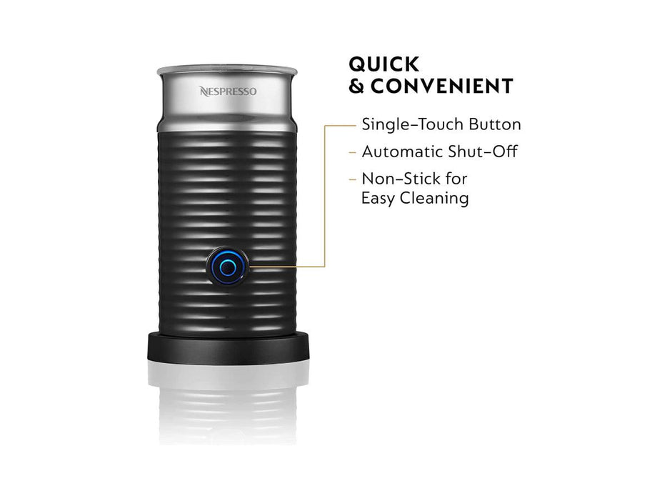 Nespresso Aeroccino 3 Milk Frother Black - Altimus